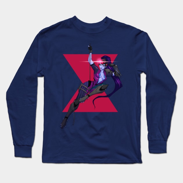 Widowmaker Long Sleeve T-Shirt by savodraws